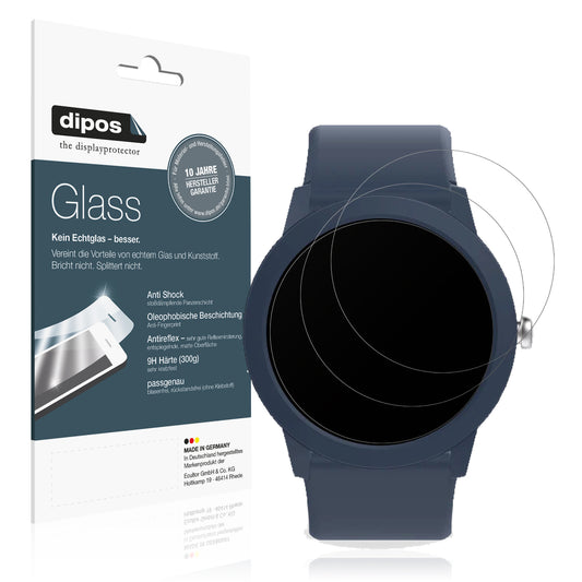 Matte Displayschutzfolie von dipos passend für Ice-Watch Ice Smart Junior RD 3.0, 9H kratzfest und blasenfrei montiert