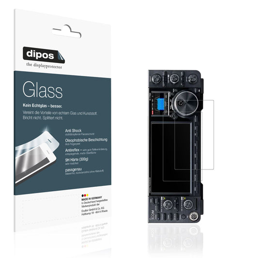 Matte Displayschutzfolie von dipos passend für Icom IC-7760, 9H kratzfest und blasenfrei montiert