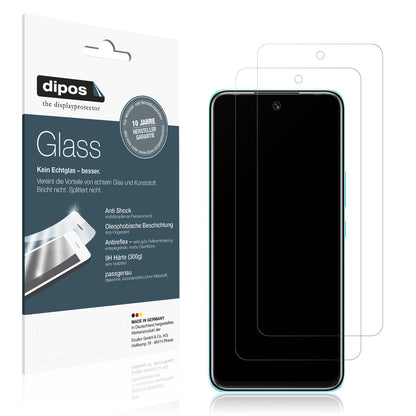 Matte Displayschutzfolie von dipos passend für Infinix Hot 12 Play, 9H kratzfest und blasenfrei montiert
