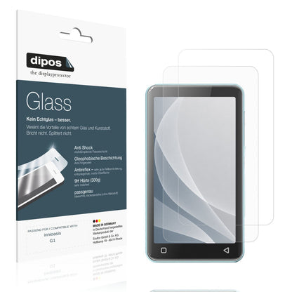 Matte Displayschutzfolie von dipos passend für innioasis G1, 9H kratzfest und blasenfrei montiert