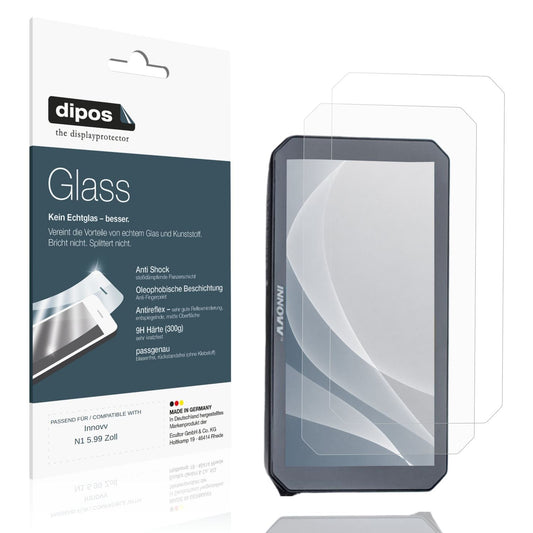 Matte Displayschutzfolie von dipos passend für Innovv N1 5.99 Zoll, 9H kratzfest und blasenfrei montiert