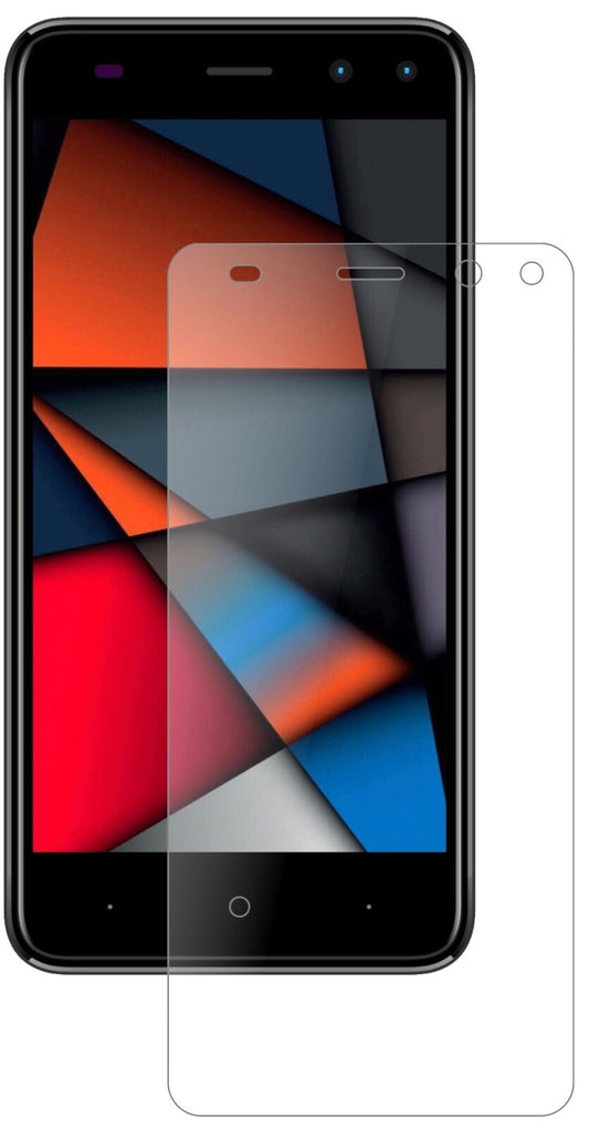 Matte Displayschutzfolie von dipos passend für Intex Indie 6, 9H kratzfest und blasenfrei montiert