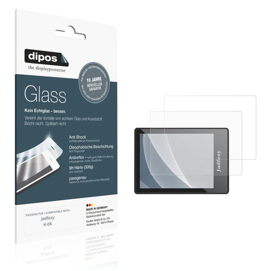 Matte Displayschutzfolie von dipos passend für Jadfezy K-06, 9H kratzfest und blasenfrei montiert