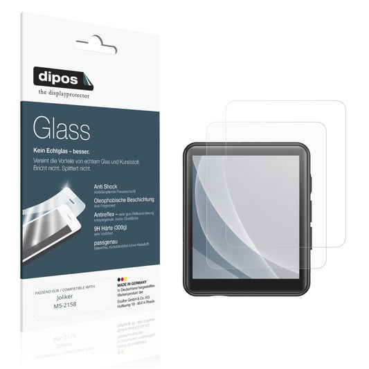 Matte Displayschutzfolie von dipos passend für Joliker M5-2158, 9H kratzfest und blasenfrei montiert