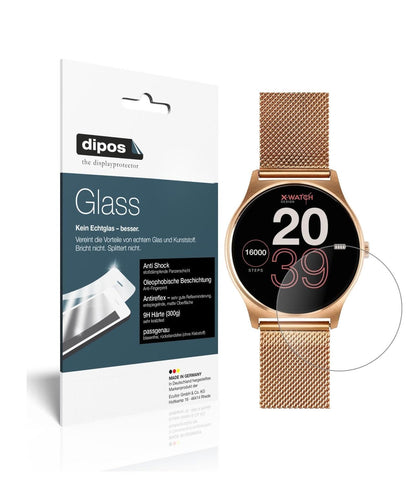 Matte Displayschutzfolie von dipos passend für Joli XW Pro Smartwatch, 9H kratzfest und blasenfrei montiert