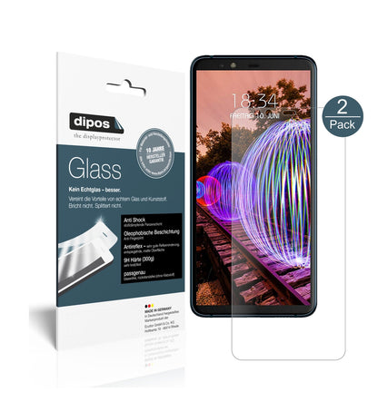 Matte Displayschutzfolie von dipos passend für JVC J20, 9H kratzfest und blasenfrei montiert