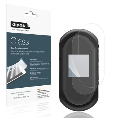 Matte Displayschutzfolie von dipos passend für Kaelera Mini Action Cam 2K, 9H kratzfest und blasenfrei montiert