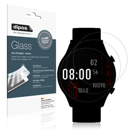 Matte Displayschutzfolie von dipos passend für Kieslect Calling Watch KR Pro, 9H kratzfest und blasenfrei montiert