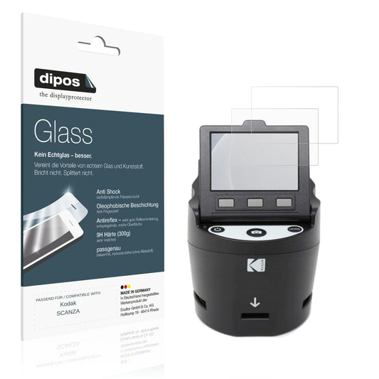 Matte Displayschutzfolie von dipos passend für Kodak SCANZA, 9H kratzfest und blasenfrei montiert