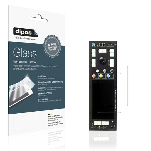Matte Displayschutzfolie von dipos passend für Kodamo EssenceFM MKII, 9H kratzfest und blasenfrei montiert