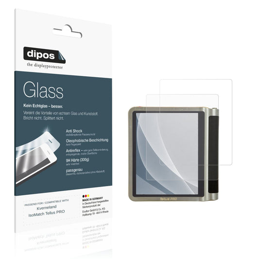 Matte Displayschutzfolie von dipos passend für Kverneland IsoMatch Tellus PRO, 9H kratzfest und blasenfrei montiert