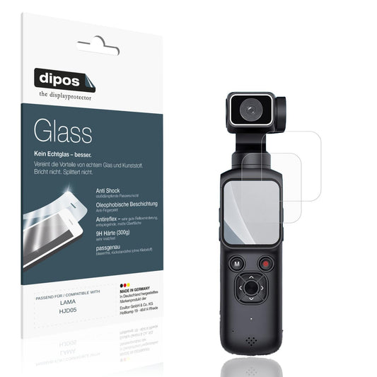 Matte Displayschutzfolie von dipos passend für LAMA HJD05, 9H kratzfest und blasenfrei montiert