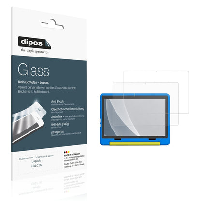 Matte Displayschutzfolie von dipos passend für Laptok KB1016, 9H kratzfest und blasenfrei montiert