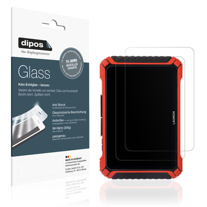 Matte Displayschutzfolie von dipos passend für Launch X-431 Pad IX, 9H kratzfest und blasenfrei montiert