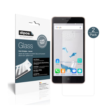 Matte Displayschutzfolie von dipos passend für Leagoo Kiicaa Power, 9H kratzfest und blasenfrei montiert