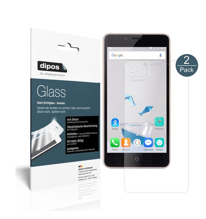 Matte Displayschutzfolie von dipos passend für Leagoo Kiicaa Power, 9H kratzfest und blasenfrei montiert