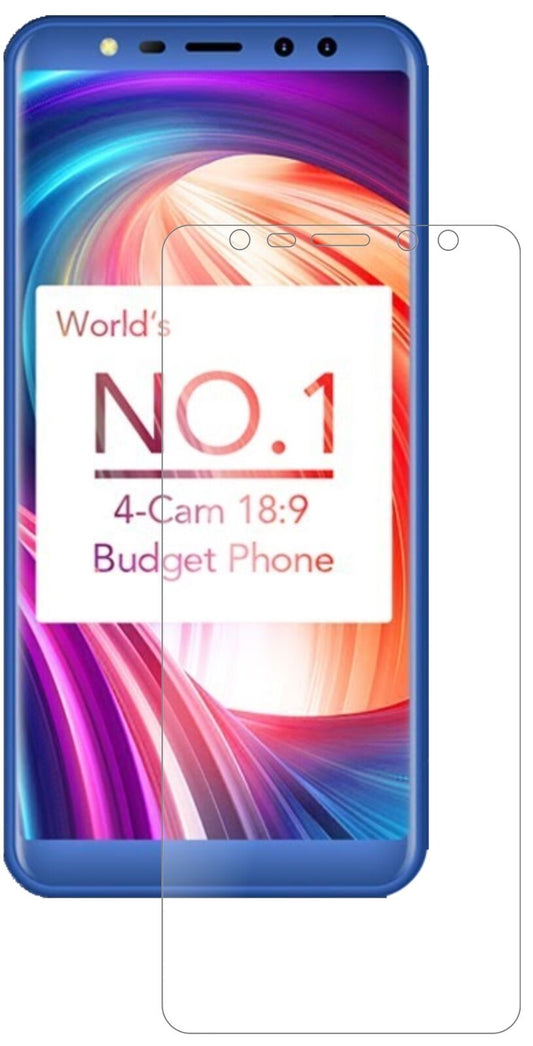 Matte Displayschutzfolie von dipos passend für Leagoo M9, 9H kratzfest und blasenfrei montiert