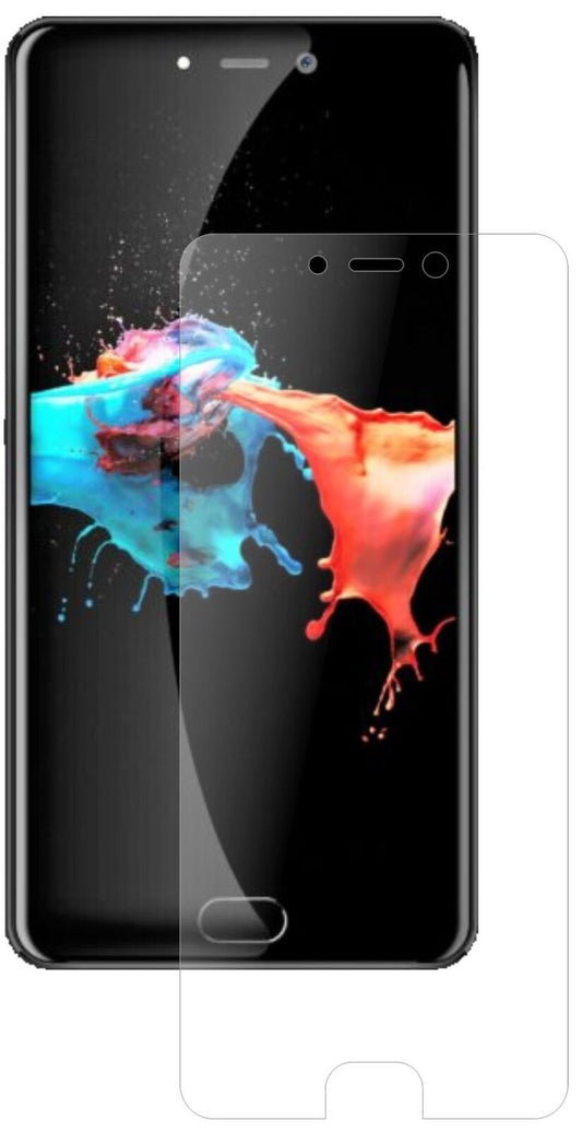 Matte Displayschutzfolie von dipos passend für Leagoo T5c, 9H kratzfest und blasenfrei montiert