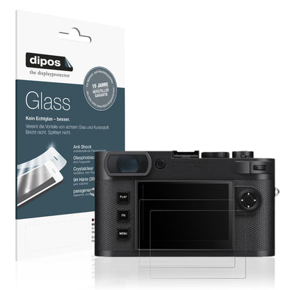 Matte Displayschutzfolie von dipos passend für Leica M EV1, 9H kratzfest und blasenfrei montiert