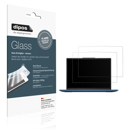 Matte Displayschutzfolie von dipos passend für Lenovo IdeaPad Flex 3i 12 Zoll, 9H kratzfest und blasenfrei montiert