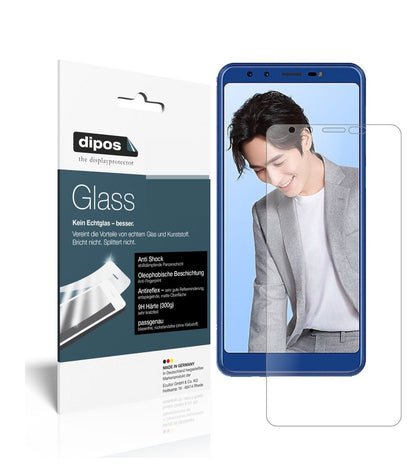Matte Displayschutzfolie von dipos passend für Lenovo K5s, 9H kratzfest und blasenfrei montiert