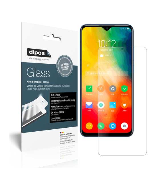 Matte Displayschutzfolie von dipos passend für Lenovo K6 Enjoy, 9H kratzfest und blasenfrei montiert