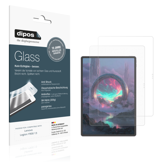 Matte Displayschutzfolie von dipos passend für Lenovo Legion Y900 13, 9H kratzfest und blasenfrei montiert