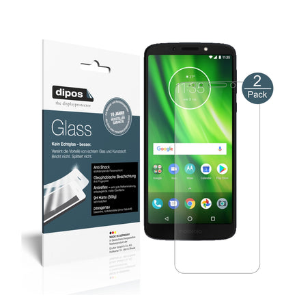 Matte Displayschutzfolie von dipos passend für Lenovo Moto G6 Play, 9H kratzfest und blasenfrei montiert