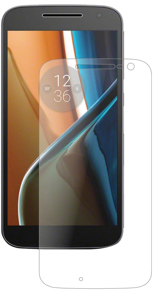 Matte Displayschutzfolie von dipos passend für Lenovo Motorola Moto G4, 9H kratzfest und blasenfrei montiert