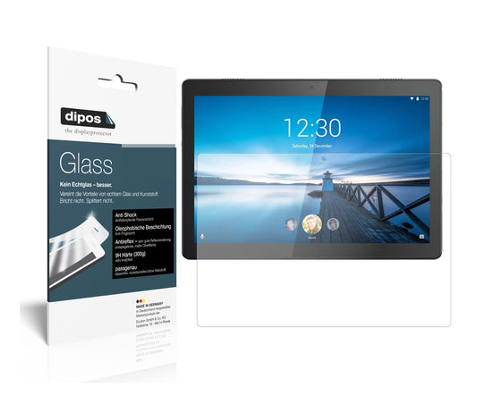 Matte Displayschutzfolie von dipos passend für Lenovo Tab M10 HD, 9H kratzfest und blasenfrei montiert