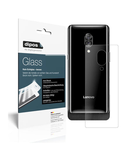 Matte Displayschutzfolie von dipos passend für Lenovo Z5 Pro GT Rückseite, 9H kratzfest und blasenfrei montiert