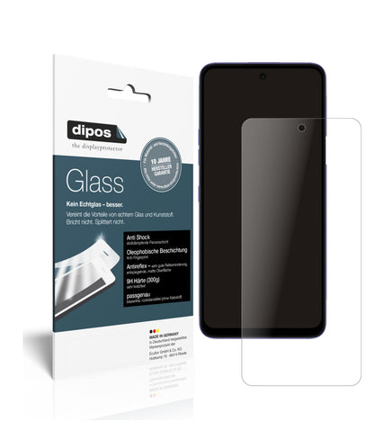 Matte Displayschutzfolie von dipos passend für LG K52, 9H kratzfest und blasenfrei montiert