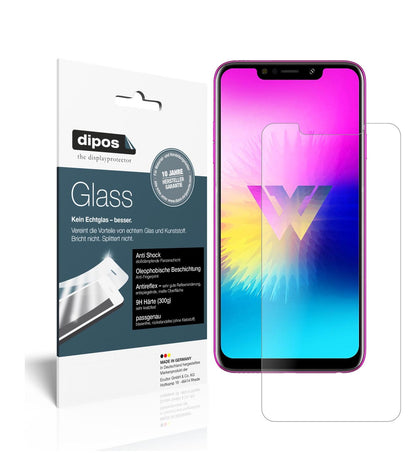 Matte Displayschutzfolie von dipos passend für LG W10, 9H kratzfest und blasenfrei montiert