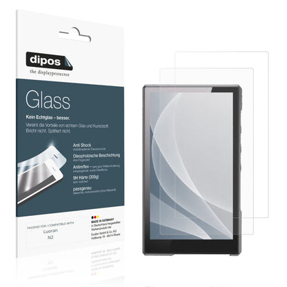 Matte Displayschutzfolie von dipos passend für Luoran N2, 9H kratzfest und blasenfrei montiert