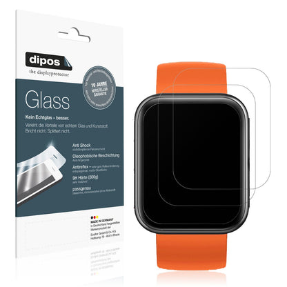 Matte Displayschutzfolie von dipos passend für Maimo Watch, 9H kratzfest und blasenfrei montiert
