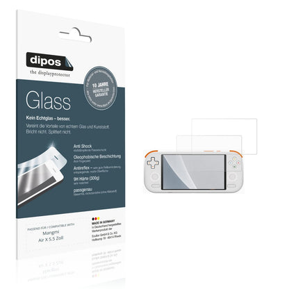 Matte Displayschutzfolie von dipos passend für Mangmi Air X 5.5 Zoll, 9H kratzfest und blasenfrei montiert