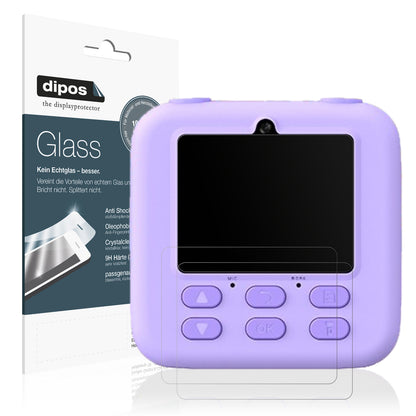 Matte Displayschutzfolie von dipos passend für masterbee P79 Kinder Kamera, 9H kratzfest und blasenfrei montiert