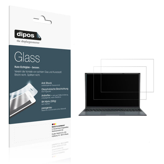 Matte Displayschutzfolie von dipos passend für Medion E16443, 9H kratzfest und blasenfrei montiert