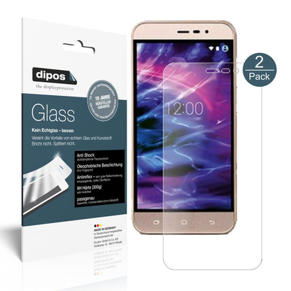 Matte Displayschutzfolie von dipos passend für Medion Life E5006, 9H kratzfest und blasenfrei montiert