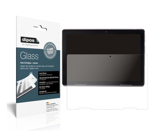 Matte Displayschutzfolie von dipos passend für Medion LifeTab Education P10912, 9H kratzfest und blasenfrei montiert