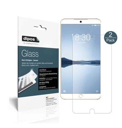 Matte Displayschutzfolie von dipos passend für Meizu 15, 9H kratzfest und blasenfrei montiert