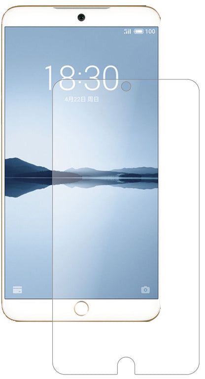 Matte Displayschutzfolie von dipos passend für Meizu 15 Plus, 9H kratzfest und blasenfrei montiert