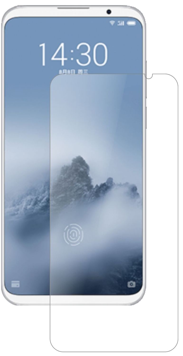 Matte Displayschutzfolie von dipos passend für Meizu 16, 9H kratzfest und blasenfrei montiert