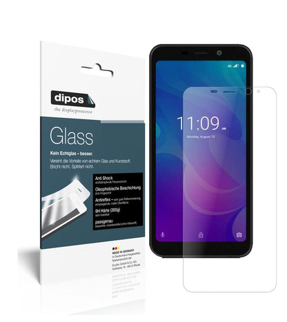 Matte Displayschutzfolie von dipos passend für Meizu C9, 9H kratzfest und blasenfrei montiert