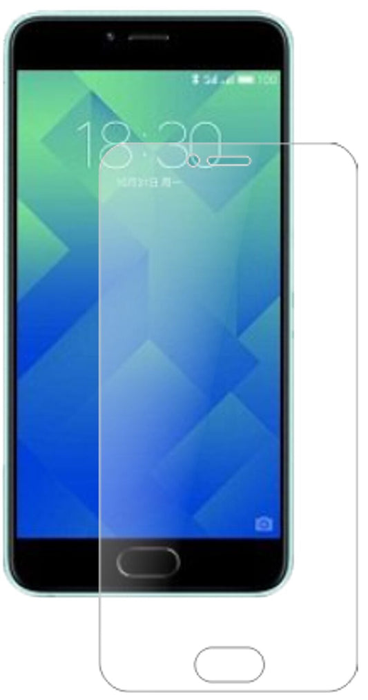 Matte Displayschutzfolie von dipos passend für Meizu M5 Note, 9H kratzfest und blasenfrei montiert