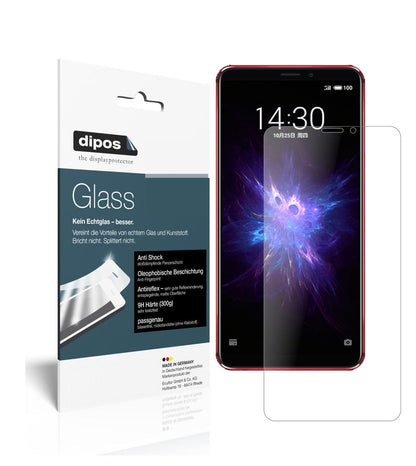 Matte Displayschutzfolie von dipos passend für Meizu Note 8, 9H kratzfest und blasenfrei montiert
