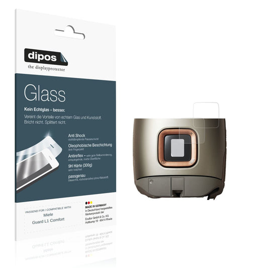 Matte Displayschutzfolie von dipos passend für Miele Guard L1 Comfort, 9H kratzfest und blasenfrei montiert