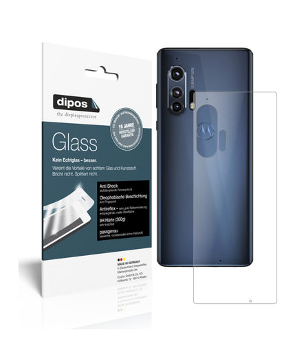 Matte Displayschutzfolie von dipos passend für Motorola Edge Rückseite, 9H kratzfest und blasenfrei montiert