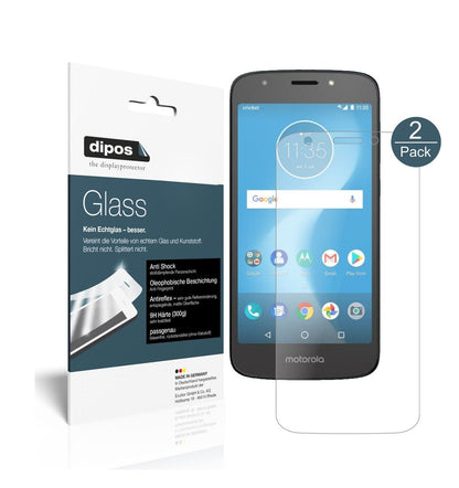 Matte Displayschutzfolie von dipos passend für Motorola Moto E5 Cruise, 9H kratzfest und blasenfrei montiert