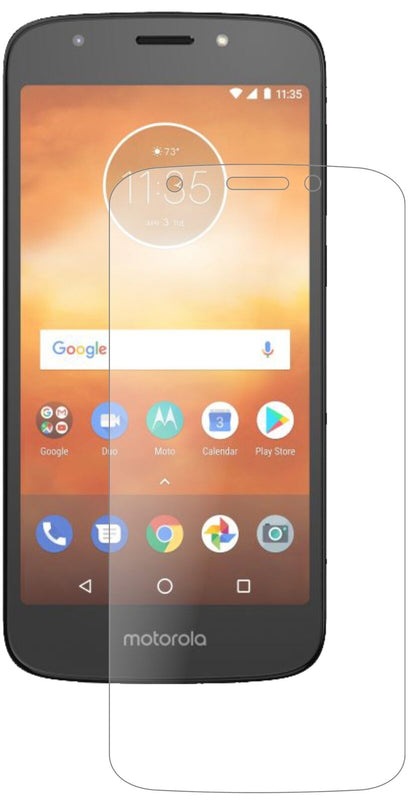 Matte Displayschutzfolie von dipos passend für Motorola Moto E5 Play MSM8917, 9H kratzfest und blasenfrei montiert